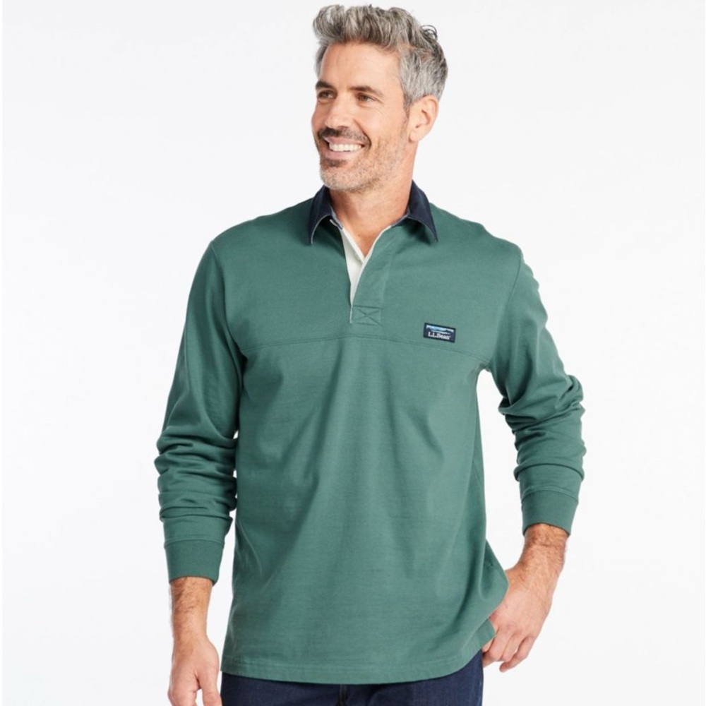 Men’s Lakewashed Rugby Shirt by L.L.Bean